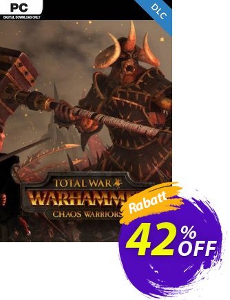 Total War: Warhammer - Chaos Warriors DLC discount coupon Total War: Warhammer - Chaos Warriors DLC Deal 2024 CDkeys - Total War: Warhammer - Chaos Warriors DLC Exclusive Sale offer 
