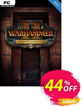 Total War: Warhammer II 2 PC - Rise of the Tomb Kings DLC (EU) Coupon, discount Total War: Warhammer II 2 PC - Rise of the Tomb Kings DLC (EU) Deal 2024 CDkeys. Promotion: Total War: Warhammer II 2 PC - Rise of the Tomb Kings DLC (EU) Exclusive Sale offer 