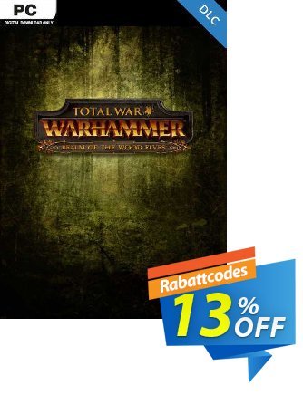 Total War Warhammer PC - Realm of the Wood Elves DLC (EU) discount coupon Total War Warhammer PC - Realm of the Wood Elves DLC (EU) Deal 2024 CDkeys - Total War Warhammer PC - Realm of the Wood Elves DLC (EU) Exclusive Sale offer 