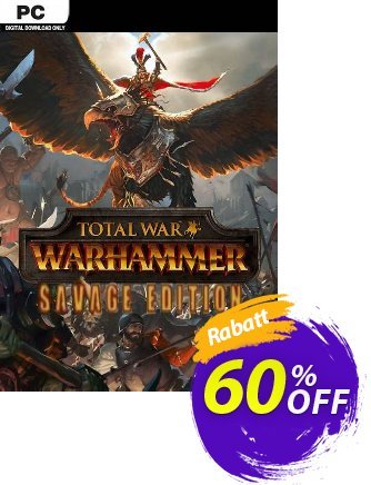 Total War: WARHAMMER- Savage Edition PC (EU) discount coupon Total War: WARHAMMER- Savage Edition PC (EU) Deal 2024 CDkeys - Total War: WARHAMMER- Savage Edition PC (EU) Exclusive Sale offer 