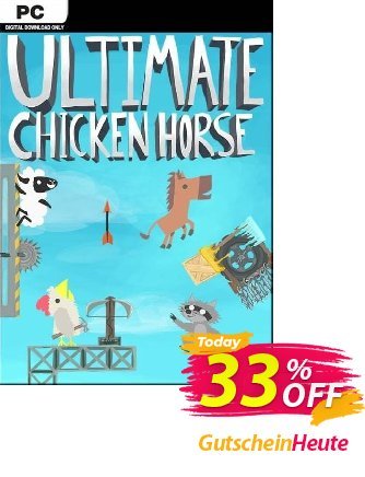Ultimate Chicken Horse PC Coupon, discount Ultimate Chicken Horse PC Deal 2024 CDkeys. Promotion: Ultimate Chicken Horse PC Exclusive Sale offer 