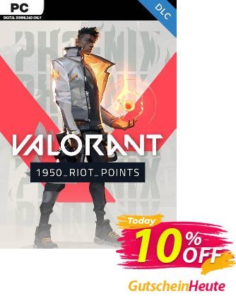 Valorant 1950 Riot Points PC discount coupon Valorant 1950 Riot Points PC Deal 2024 CDkeys - Valorant 1950 Riot Points PC Exclusive Sale offer 