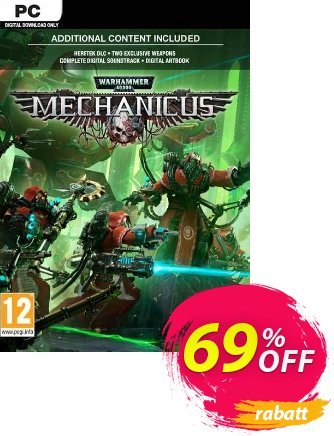 Warhammer 40,000: Mechanicus PC + Bonus Content discount coupon Warhammer 40,000: Mechanicus PC + Bonus Content Deal 2024 CDkeys - Warhammer 40,000: Mechanicus PC + Bonus Content Exclusive Sale offer 