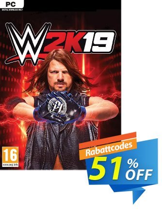 WWE 2K19 PC Coupon, discount WWE 2K19 PC Deal 2024 CDkeys. Promotion: WWE 2K19 PC Exclusive Sale offer 