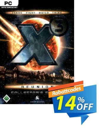 X3 Reunion PC Coupon, discount X3 Reunion PC Deal 2024 CDkeys. Promotion: X3 Reunion PC Exclusive Sale offer 