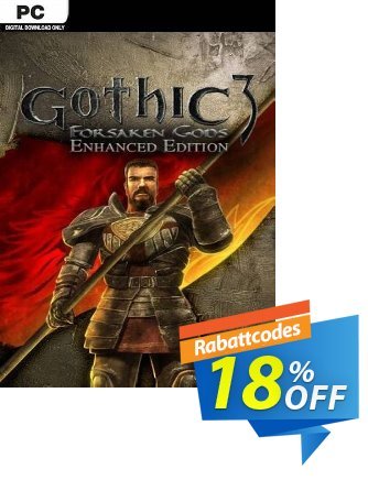 Gothic 3 Forsaken Gods Enhanced Edition PC Coupon, discount Gothic 3 Forsaken Gods Enhanced Edition PC Deal 2024 CDkeys. Promotion: Gothic 3 Forsaken Gods Enhanced Edition PC Exclusive Sale offer 