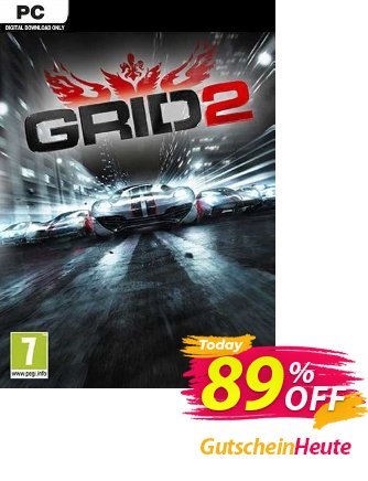 GRID 2 PC (EU) Coupon, discount GRID 2 PC (EU) Deal 2024 CDkeys. Promotion: GRID 2 PC (EU) Exclusive Sale offer 