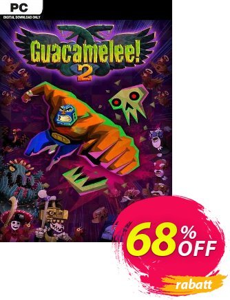 Guacamelee! 2 PC Coupon, discount Guacamelee! 2 PC Deal 2024 CDkeys. Promotion: Guacamelee! 2 PC Exclusive Sale offer 