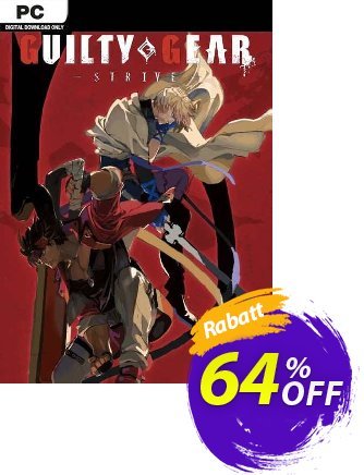 GUILTY GEAR -STRIVE- PC Coupon, discount GUILTY GEAR -STRIVE- PC Deal 2024 CDkeys. Promotion: GUILTY GEAR -STRIVE- PC Exclusive Sale offer 