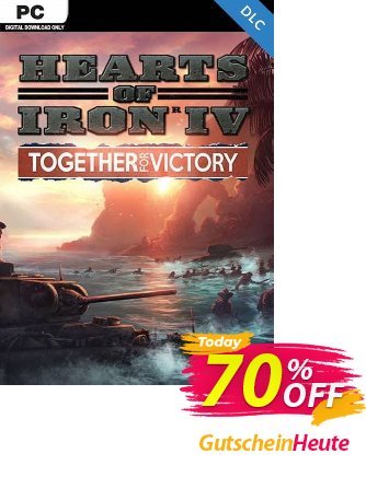 Hearts of Iron IV: Together for Victory PC - DLC Coupon, discount Hearts of Iron IV: Together for Victory PC - DLC Deal 2024 CDkeys. Promotion: Hearts of Iron IV: Together for Victory PC - DLC Exclusive Sale offer 