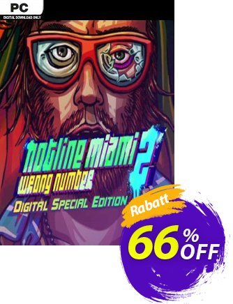 Hotline Miami 2: Wrong Number - Digital Special Edition PC Coupon, discount Hotline Miami 2: Wrong Number - Digital Special Edition PC Deal 2024 CDkeys. Promotion: Hotline Miami 2: Wrong Number - Digital Special Edition PC Exclusive Sale offer 