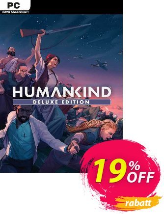 Humankind Digital Deluxe PC (WW) Coupon, discount Humankind Digital Deluxe PC (WW) Deal 2024 CDkeys. Promotion: Humankind Digital Deluxe PC (WW) Exclusive Sale offer 