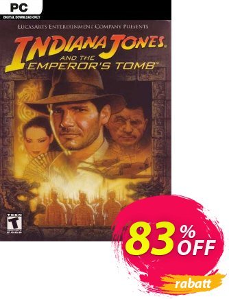 Indiana Jones and the Emperors Tomb PC Coupon, discount Indiana Jones and the Emperors Tomb PC Deal 2024 CDkeys. Promotion: Indiana Jones and the Emperors Tomb PC Exclusive Sale offer 