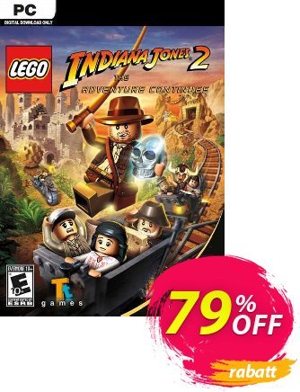 Lego Indiana Jones 2: The Adventure Continues PC Coupon, discount Lego Indiana Jones 2: The Adventure Continues PC Deal 2024 CDkeys. Promotion: Lego Indiana Jones 2: The Adventure Continues PC Exclusive Sale offer 