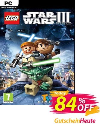 LEGO Star Wars III: The Clone Wars PC Coupon, discount LEGO Star Wars III: The Clone Wars PC Deal 2024 CDkeys. Promotion: LEGO Star Wars III: The Clone Wars PC Exclusive Sale offer 