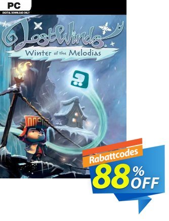 LostWinds 2: Winter of the Melodias PC Coupon, discount LostWinds 2: Winter of the Melodias PC Deal 2024 CDkeys. Promotion: LostWinds 2: Winter of the Melodias PC Exclusive Sale offer 