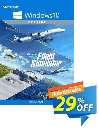 Microsoft Flight Simulator: Deluxe Edition - Windows 10 PC Coupon, discount Microsoft Flight Simulator: Deluxe Edition - Windows 10 PC Deal 2024 CDkeys. Promotion: Microsoft Flight Simulator: Deluxe Edition - Windows 10 PC Exclusive Sale offer 