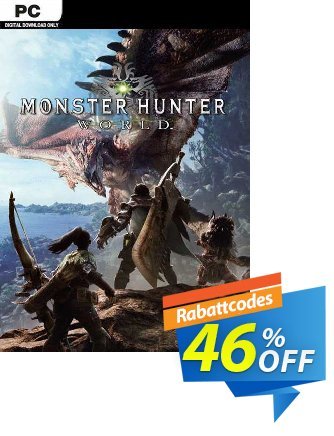 Monster Hunter World PC (EU) Coupon, discount Monster Hunter World PC (EU) Deal 2024 CDkeys. Promotion: Monster Hunter World PC (EU) Exclusive Sale offer 