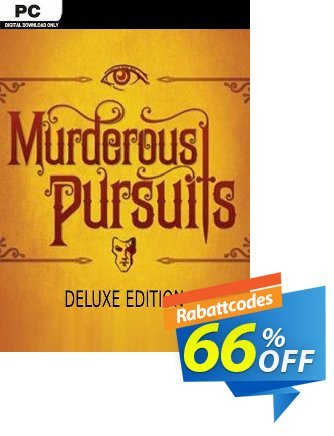 Murderous Pursuits Deluxe Edition PC discount coupon Murderous Pursuits Deluxe Edition PC Deal 2024 CDkeys - Murderous Pursuits Deluxe Edition PC Exclusive Sale offer 