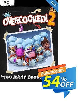 Overcooked! 2 - Too Many Cooks Pack PC - DLC discount coupon Overcooked! 2 - Too Many Cooks Pack PC - DLC Deal 2024 CDkeys - Overcooked! 2 - Too Many Cooks Pack PC - DLC Exclusive Sale offer 