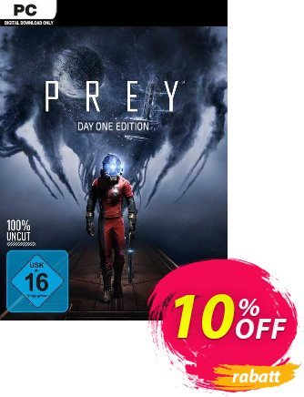 Prey: Day One Edition PC discount coupon Prey: Day One Edition PC Deal 2024 CDkeys - Prey: Day One Edition PC Exclusive Sale offer 