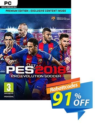 Pro Evolution Soccer 2018 Premium Edition PC (EU) discount coupon Pro Evolution Soccer 2018 Premium Edition PC (EU) Deal 2024 CDkeys - Pro Evolution Soccer 2018 Premium Edition PC (EU) Exclusive Sale offer 