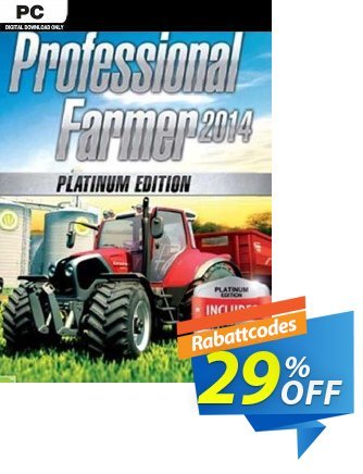 Professional Farmer 2014 Platinum Edition PC discount coupon Professional Farmer 2014 Platinum Edition PC Deal 2024 CDkeys - Professional Farmer 2014 Platinum Edition PC Exclusive Sale offer 