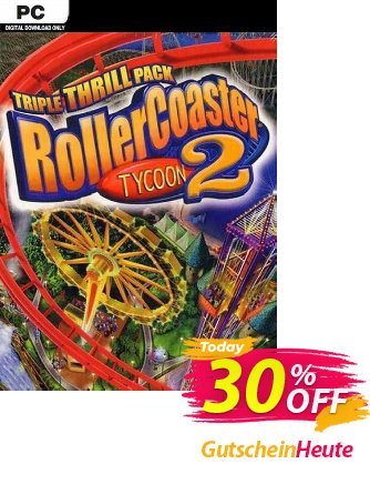 RollerCoaster Tycoon 2: Triple Thrill Pack PC discount coupon RollerCoaster Tycoon 2: Triple Thrill Pack PC Deal 2024 CDkeys - RollerCoaster Tycoon 2: Triple Thrill Pack PC Exclusive Sale offer 