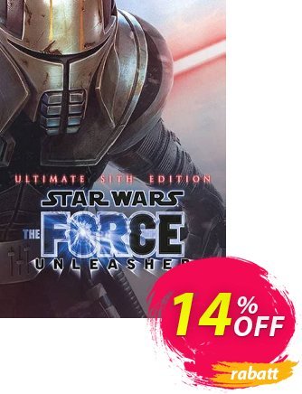 STAR WARS  The Force Unleashed Ultimate Sith Edition PC Coupon, discount STAR WARS  The Force Unleashed Ultimate Sith Edition PC Deal 2024 CDkeys. Promotion: STAR WARS  The Force Unleashed Ultimate Sith Edition PC Exclusive Sale offer 