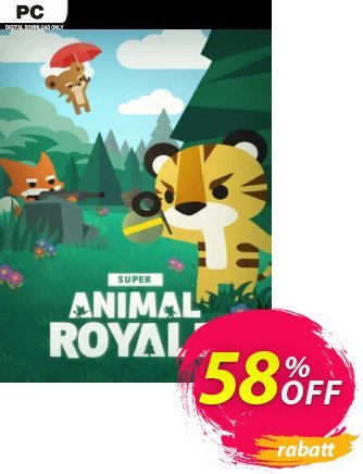 Super Animal Royale PC Coupon, discount Super Animal Royale PC Deal 2024 CDkeys. Promotion: Super Animal Royale PC Exclusive Sale offer 