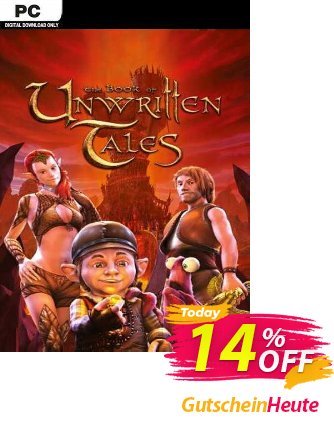 The Book of Unwritten Tales PC Coupon, discount The Book of Unwritten Tales PC Deal 2024 CDkeys. Promotion: The Book of Unwritten Tales PC Exclusive Sale offer 