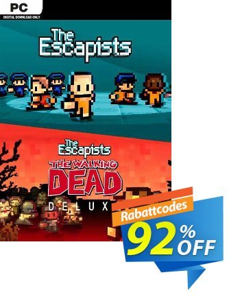 The Escapists + The Escapists: The Walking Dead Deluxe PC Coupon, discount The Escapists + The Escapists: The Walking Dead Deluxe PC Deal 2024 CDkeys. Promotion: The Escapists + The Escapists: The Walking Dead Deluxe PC Exclusive Sale offer 