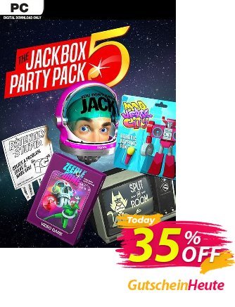 The Jackbox Party Pack 5 PC Coupon, discount The Jackbox Party Pack 5 PC Deal 2024 CDkeys. Promotion: The Jackbox Party Pack 5 PC Exclusive Sale offer 