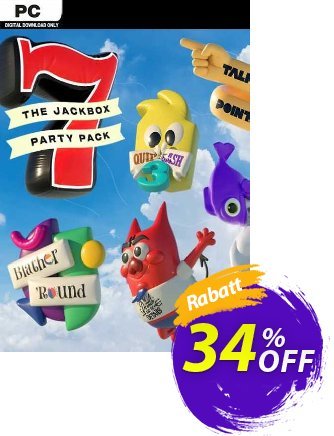 The Jackbox Party Pack 7 PC (EU) Coupon, discount The Jackbox Party Pack 7 PC (EU) Deal 2024 CDkeys. Promotion: The Jackbox Party Pack 7 PC (EU) Exclusive Sale offer 