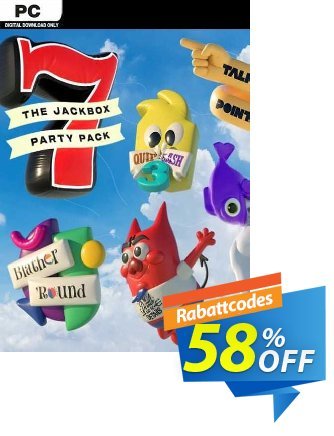 The Jackbox Party Pack 7 PC Coupon, discount The Jackbox Party Pack 7 PC Deal 2024 CDkeys. Promotion: The Jackbox Party Pack 7 PC Exclusive Sale offer 