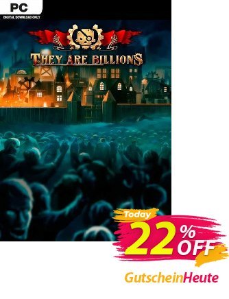 They Are Billions PC Gutschein They Are Billions PC Deal 2024 CDkeys Aktion: They Are Billions PC Exclusive Sale offer 