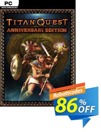 Titan Quest Anniversary Edition PC Coupon, discount Titan Quest Anniversary Edition PC Deal 2024 CDkeys. Promotion: Titan Quest Anniversary Edition PC Exclusive Sale offer 