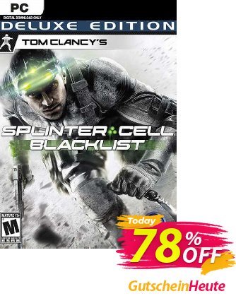 Tom Clancy&#039;s Splinter Cell Blacklist Deluxe Edition PC (EU) Coupon, discount Tom Clancy&#039;s Splinter Cell Blacklist Deluxe Edition PC (EU) Deal 2024 CDkeys. Promotion: Tom Clancy&#039;s Splinter Cell Blacklist Deluxe Edition PC (EU) Exclusive Sale offer 