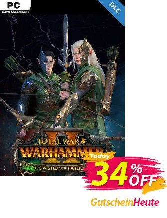 Total War: WARHAMMER II - The Twisted & The Twilight PC - DLC Coupon, discount Total War: WARHAMMER II - The Twisted &amp; The Twilight PC - DLC Deal 2024 CDkeys. Promotion: Total War: WARHAMMER II - The Twisted &amp; The Twilight PC - DLC Exclusive Sale offer 