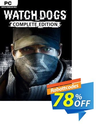 Watch Dogs - Complete Edition PC (EU) discount coupon Watch Dogs - Complete Edition PC (EU) Deal 2024 CDkeys - Watch Dogs - Complete Edition PC (EU) Exclusive Sale offer 