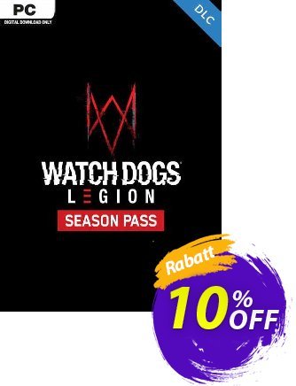 Watch Dogs: Legion Season Pass PC discount coupon Watch Dogs: Legion Season Pass PC Deal 2024 CDkeys - Watch Dogs: Legion Season Pass PC Exclusive Sale offer 