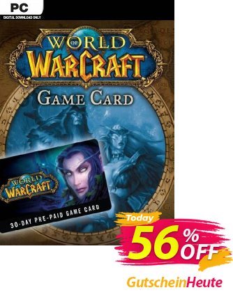 World of Warcraft 30 Day Pre-Paid Game Card PC/Mac (US) discount coupon World of Warcraft 30 Day Pre-Paid Game Card PC/Mac (US) Deal 2024 CDkeys - World of Warcraft 30 Day Pre-Paid Game Card PC/Mac (US) Exclusive Sale offer 