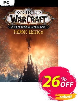 World Of Warcraft: Shadowlands Heroic Edition PC (US) discount coupon World Of Warcraft: Shadowlands Heroic Edition PC (US) Deal 2024 CDkeys - World Of Warcraft: Shadowlands Heroic Edition PC (US) Exclusive Sale offer 