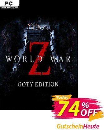 World War Z - GOTY Edition PC discount coupon World War Z - GOTY Edition PC Deal 2024 CDkeys - World War Z - GOTY Edition PC Exclusive Sale offer 