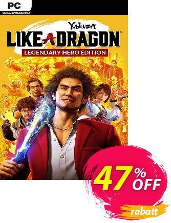 Yakuza: Like a Dragon Legendary Hero Edition PC (EU) discount coupon Yakuza: Like a Dragon Legendary Hero Edition PC (EU) Deal 2024 CDkeys - Yakuza: Like a Dragon Legendary Hero Edition PC (EU) Exclusive Sale offer 