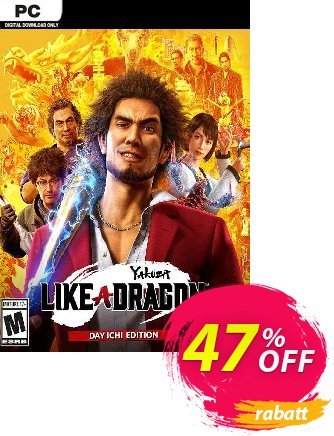 Yakuza: Like a Dragon Day Ichi Edition PC (EU) discount coupon Yakuza: Like a Dragon Day Ichi Edition PC (EU) Deal 2024 CDkeys - Yakuza: Like a Dragon Day Ichi Edition PC (EU) Exclusive Sale offer 
