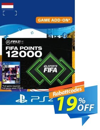 FIFA 21 Ultimate Team 12000 Points Pack PS4/PS5 (Netherlands) discount coupon FIFA 21 Ultimate Team 12000 Points Pack PS4/PS5 (Netherlands) Deal 2024 CDkeys - FIFA 21 Ultimate Team 12000 Points Pack PS4/PS5 (Netherlands) Exclusive Sale offer 