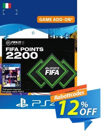 FIFA 21 Ultimate Team 2200 Points Pack PS4/PS5 (Italy) discount coupon FIFA 21 Ultimate Team 2200 Points Pack PS4/PS5 (Italy) Deal 2024 CDkeys - FIFA 21 Ultimate Team 2200 Points Pack PS4/PS5 (Italy) Exclusive Sale offer 