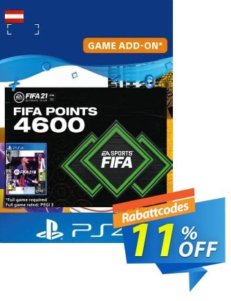 FIFA 21 Ultimate Team 4600 Points Pack PS4/PS5 (Austria) discount coupon FIFA 21 Ultimate Team 4600 Points Pack PS4/PS5 (Austria) Deal 2024 CDkeys - FIFA 21 Ultimate Team 4600 Points Pack PS4/PS5 (Austria) Exclusive Sale offer 