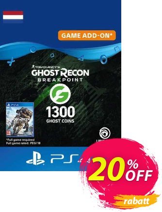 Ghost Recon Breakpoint - 1300 Ghost Coins PS4 (Netherlands) discount coupon Ghost Recon Breakpoint - 1300 Ghost Coins PS4 (Netherlands) Deal 2024 CDkeys - Ghost Recon Breakpoint - 1300 Ghost Coins PS4 (Netherlands) Exclusive Sale offer 